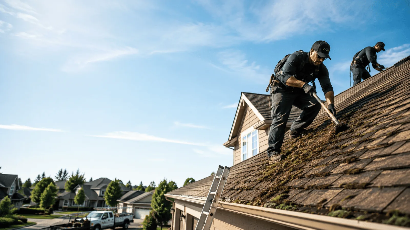 Roof Moss Removal in Baskerville, VA near me